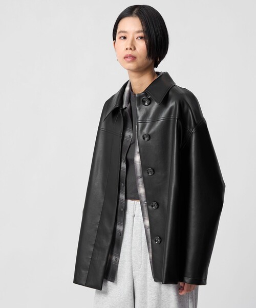 CITEN＞レザーライクジャケット（その他アウター）｜CITEN