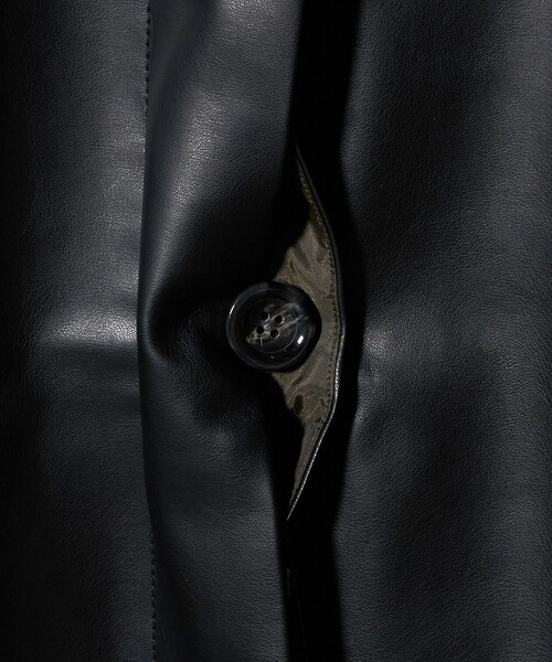 CITEN（シテン）の「＜CITEN＞レザーライクジャケット（その他アウター・レディース・ブラック・S/M）」の15枚目の写真