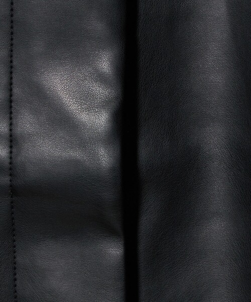 CITEN（シテン）の「＜CITEN＞レザーライクジャケット（その他アウター・レディース・ブラック・S/M）」の17枚目の写真