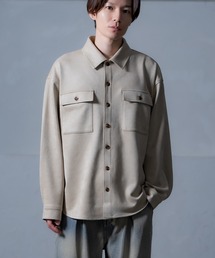 improves | スエード風ポンチダブルフラップポケシャツ(シャツ/ブラウス)