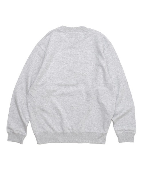 MELLOW(メロー)の「MELLOW DOG SWEAT / イラスト刺繍 / 犬柄 / ブルドッグ スウェット トレーナー(スウェット・メンズ・グリーン/グレー/ブラック・M/L/XL)」の11枚目の写真