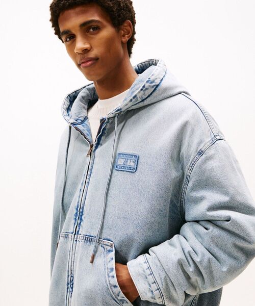 ひろみんさま専用 Dolce.パデッドブルゾン セール】デニムパデッドフードジャケット（ブルゾン）｜TOMMY JEANS