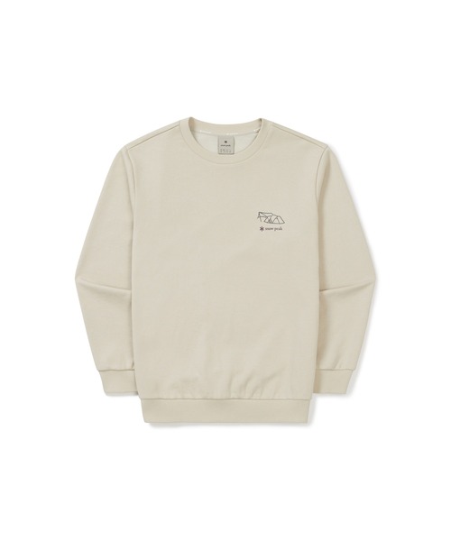 Snow Peak(スノーピーク)の「Snow Peak / Graphic Sweatshirt グラフィック スウェットシャツ 海外限定(スウェット・メンズ・ライトベージュ/スミクロ・M/L/XL)」の8枚目の写真