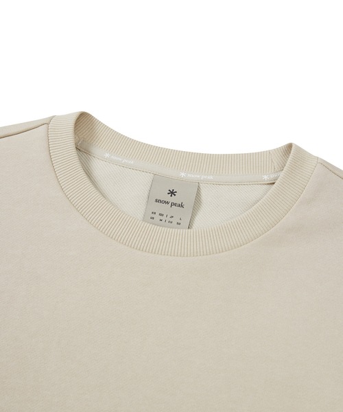 Snow Peak(スノーピーク)の「Snow Peak / Graphic Sweatshirt グラフィック スウェットシャツ 海外限定(スウェット・メンズ・ライトベージュ/スミクロ・M/L/XL)」の10枚目の写真