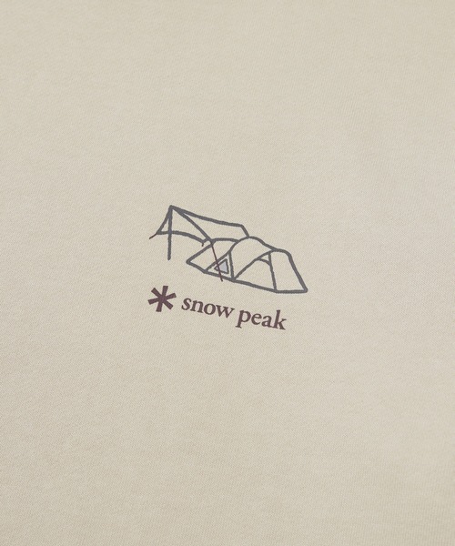 Snow Peak(スノーピーク)の「Snow Peak / Graphic Sweatshirt グラフィック スウェットシャツ 海外限定(スウェット・メンズ・ライトベージュ/スミクロ・M/L/XL)」の11枚目の写真