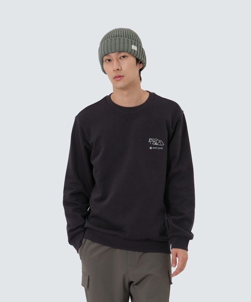 Snow Peak(スノーピーク)の「Snow Peak / Graphic Sweatshirt グラフィック スウェットシャツ 海外限定(スウェット・メンズ・ライトベージュ/スミクロ・M/L/XL)」の3枚目の写真