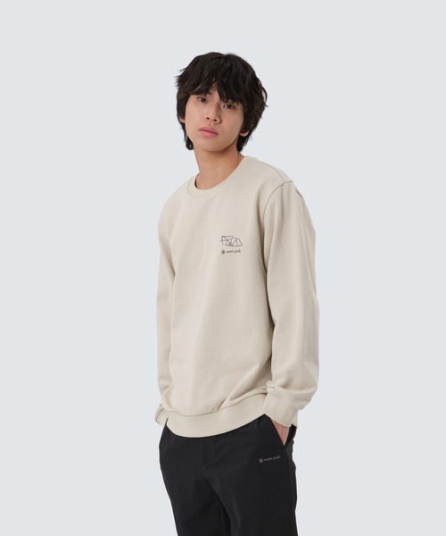 Snow Peak(スノーピーク)の「Snow Peak / Graphic Sweatshirt グラフィック スウェットシャツ 海外限定(スウェット・メンズ・ライトベージュ/スミクロ・M/L/XL)」の6枚目の写真