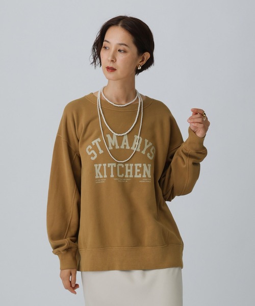 LEPSIM（レプシィム）の「古着風加工スウェット　601863（スウェット・レディース・グレイッシュベージュ/グレー/ブルー/キャメル・FREE）」の6枚目の写真