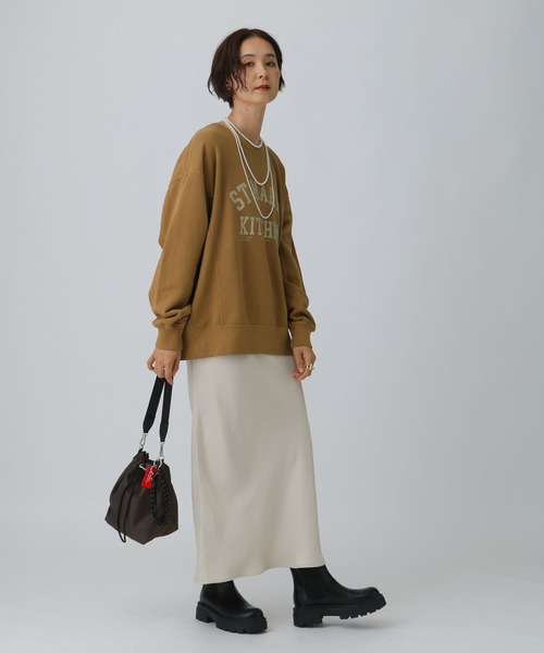 LEPSIM（レプシィム）の「古着風加工スウェット　601863（スウェット・レディース・グレイッシュベージュ/グレー/ブルー/キャメル・FREE）」の9枚目の写真