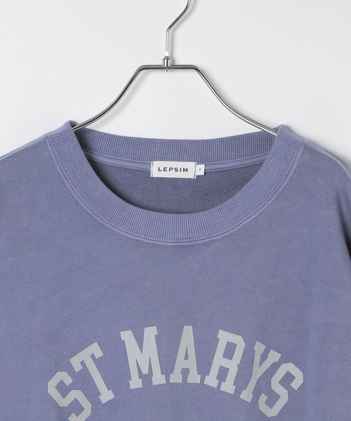 LEPSIM（レプシィム）の「古着風加工スウェット　601863（スウェット・レディース・グレイッシュベージュ/グレー/ブルー/キャメル・FREE）」の11枚目の写真