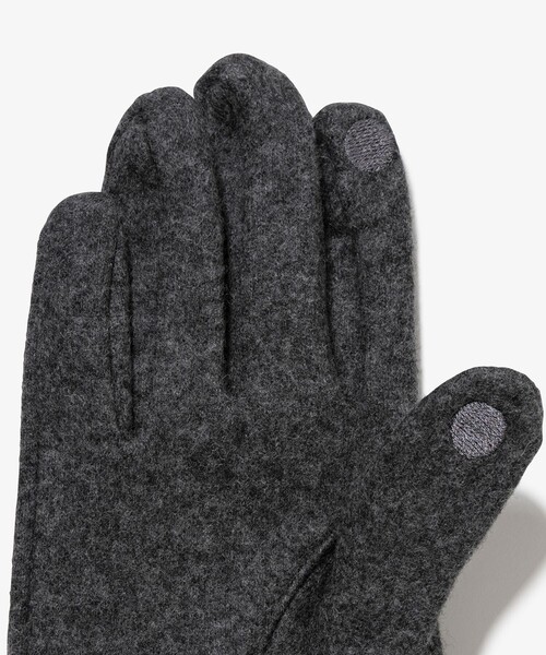 LACOSTE（ラコステ）の「カシミヤブレンドウールジャージグローブ（手袋・メンズ・ブラック/グレー/ネイビー・FREE）」の10枚目の写真