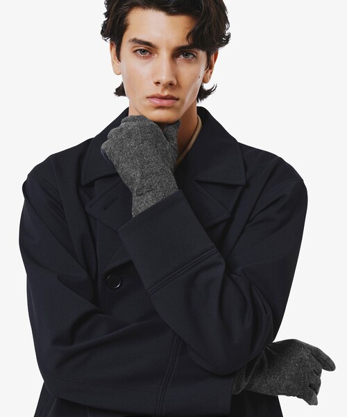 LACOSTE（ラコステ）の「カシミヤブレンドウールジャージグローブ（手袋・メンズ・ブラック/グレー/ネイビー・FREE）」の11枚目の写真