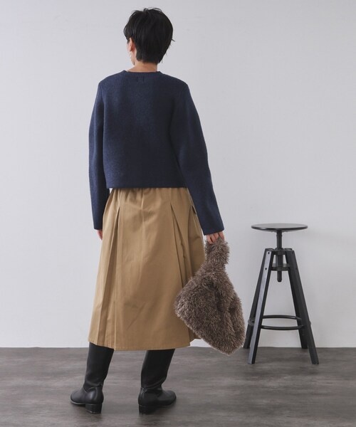 OPAQUE.CLIP(オペークドットクリップ)の「ビジューボタンニットカーディガン【洗える】(カーディガン/ボレロ・レディース・グレー/ネイビー/ワインレッド・00)」の17枚目の写真