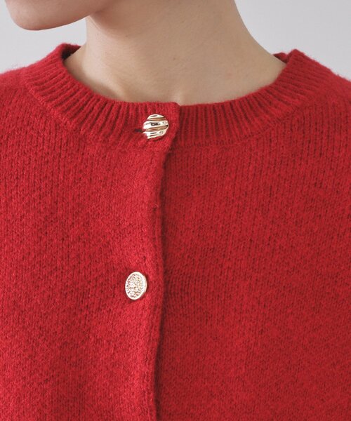 OPAQUE.CLIP(オペークドットクリップ)の「ビジューボタンニットカーディガン【洗える】(カーディガン/ボレロ・レディース・グレー/ネイビー/ワインレッド・00)」の22枚目の写真