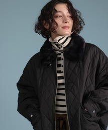 Bou Jeloud | タフタダイヤキルト中綿ジャケット(その他アウター)