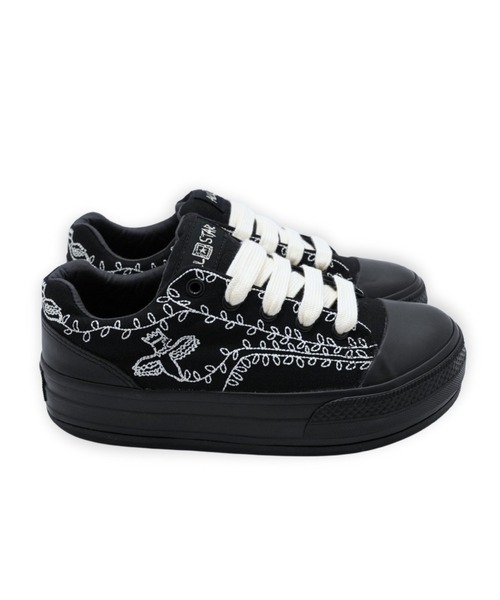 SHINYAKOZUKA（シンヤコヅカ）の「【SHINYAKOZUKA】 PICTURESQUE ANTIQUE SNEAKER WITH CONVERSE（スニーカー・メンズ・ブラック・27.0cm/26.0cm/29.0cm）」の5枚目の写真