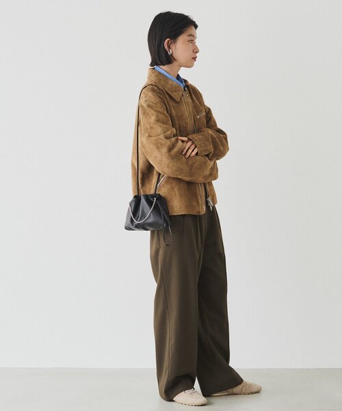 russet（ラシット）の「レザー巾着4WAYミニショルダーバッグ（ショルダーバッグ・レディース・ホワイト/ブラック/サックスブルー/シルバー/レッド・FREE）」の15枚目の写真