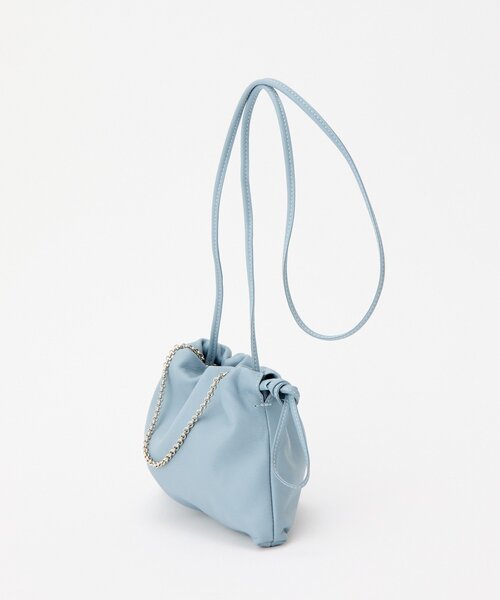 レザー巾着4WAYミニショルダーバッグ（ショルダーバッグ）｜russet