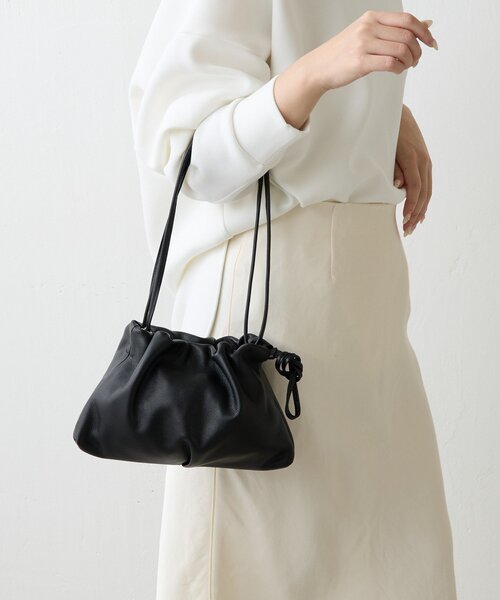 レザー巾着4WAYミニショルダーバッグ（ショルダーバッグ）｜russet