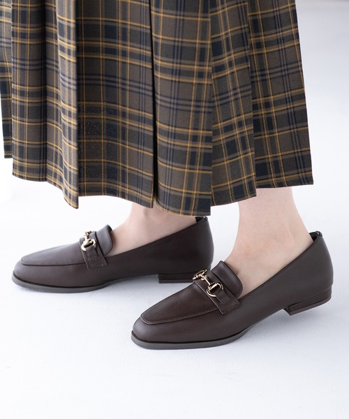 JELLY BEANS（ジェリービーンズ）の「あったか仕様◆ビットローファーシューズ(215-57183)JELLY BEANS(ジェリービーンズ)（ローファー・レディース・ブラック/ダークブラウン・23/24/25/22/22.5/24.5/23.5）」の5枚目の写真