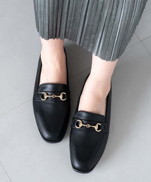 JELLY BEANS（ジェリービーンズ）の「あったか仕様◆ビットローファーシューズ(215-57183)JELLY BEANS(ジェリービーンズ)（ローファー・レディース・ブラック/ダークブラウン・23/24/25/22/22.5/24.5/23.5）」の8枚目の写真