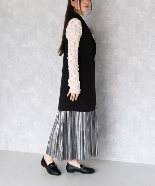 JELLY BEANS（ジェリービーンズ）の「あったか仕様◆ビットローファーシューズ(215-57183)JELLY BEANS(ジェリービーンズ)（ローファー・レディース・ブラック/ダークブラウン・23/24/25/22/22.5/24.5/23.5）」の7枚目の写真