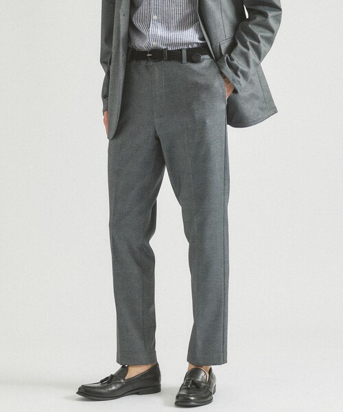 ABAHOUSE GRAY（アバハウスグレイ）の「【新型/セットアップ対応】ポンチ イージースラックス / 4WAYストレッチ / ウォッシャブル（スラックス・メンズ・ブラック/ネイビー/その他1/ブルー系その他/グレー/その他・48/46/44/50）」の6枚目の写真