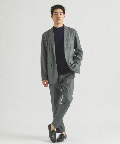 ABAHOUSE GRAY（アバハウスグレイ）の「【新型/セットアップ対応】ポンチ イージースラックス / 4WAYストレッチ / ウォッシャブル（スラックス・メンズ・ブラック/ネイビー/その他1/ブルー系その他/グレー/その他・48/46/44/50）」の16枚目の写真