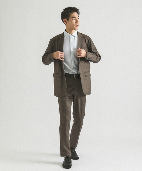 ABAHOUSE GRAY（アバハウスグレイ）の「【新型/セットアップ対応】ポンチ イージースラックス / 4WAYストレッチ / ウォッシャブル（スラックス・メンズ・ブラック/ネイビー/その他1/ブルー系その他/グレー/その他・48/46/44/50）」の8枚目の写真