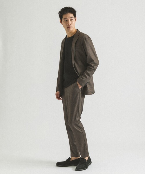 ABAHOUSE GRAY（アバハウスグレイ）の「【新型/セットアップ対応】ポンチ イージースラックス / 4WAYストレッチ / ウォッシャブル（スラックス・メンズ・ブラック/ネイビー/その他1/ブルー系その他/グレー/その他・48/46/44/50）」の7枚目の写真