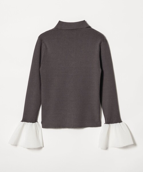 EMMEL REFINES（エメルリファインズ）の「＜EMMEL REFINES＞EM HW マルチボタン ソデボリューム ニット（ニット/セーター・レディース・グレー/ライラック/ブラック・FREE）」の13枚目の写真