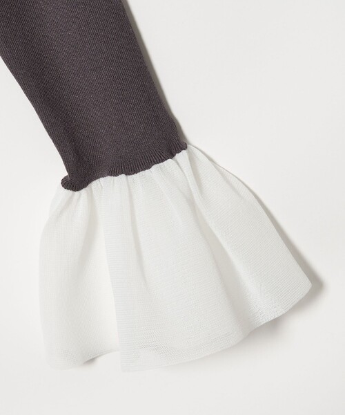 EMMEL REFINES（エメルリファインズ）の「＜EMMEL REFINES＞EM HW マルチボタン ソデボリューム ニット（ニット/セーター・レディース・グレー/ライラック/ブラック・FREE）」の15枚目の写真