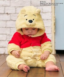 Disney（ディズニー）の「ディズニーキャラクター/くまのプーさん/フード付カバーオール（ロンパース）」
