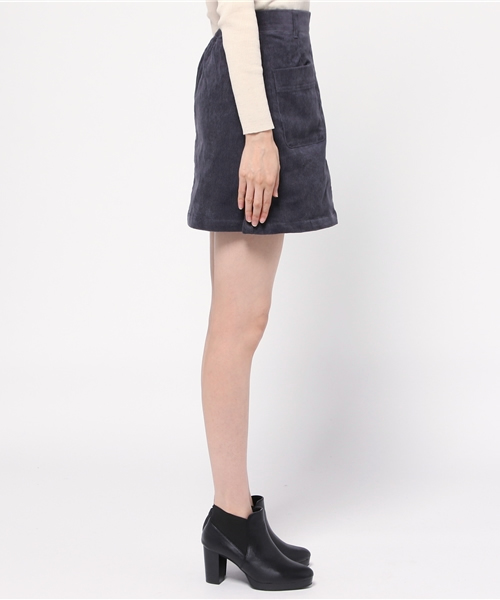 Chico（チコ）の「【who's who Chico】コーデュロイボックススカート（スカート・レディース・カーキ/チャコールグレー/ベージュ・FREE）」の5枚目の写真