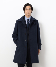THE Cashmere wool ステンカラーコート/カシミヤ混紡/軽い着心地