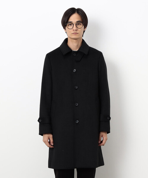 セール】ハイブリッド ウールビーバー ステンカラーコート（ステン