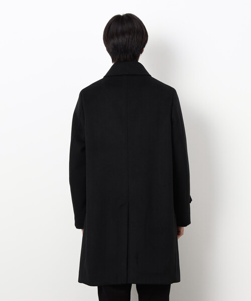 COMME CA ISM（コムサイズム）の「ハイブリッド ウールビーバー ステンカラーコート（ステンカラーコート・メンズ・ネイビー/ブラック・SMALL/X-LARGE/LARGE/MEDIUM）」の21枚目の写真