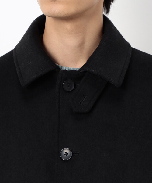 COMME CA ISM（コムサイズム）の「ハイブリッド ウールビーバー ステンカラーコート（ステンカラーコート・メンズ・ネイビー/ブラック・SMALL/X-LARGE/LARGE/MEDIUM）」の22枚目の写真