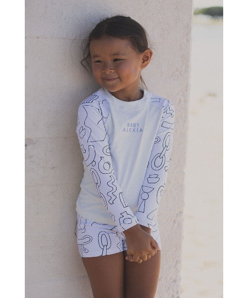 セール】Sun Lovers Uniform 2025 /キッズ用ラッシュガードSet（水着