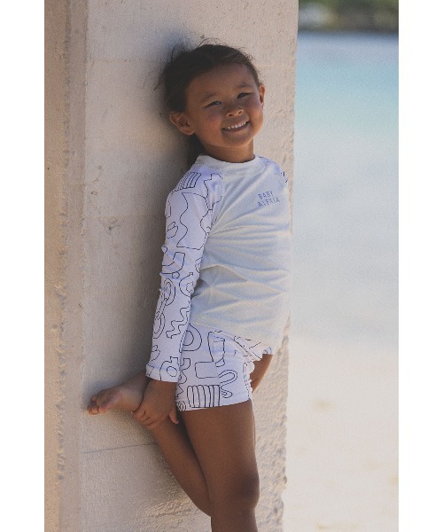 セール】Sun Lovers Uniform 2025 /キッズ用ラッシュガードSet（水着