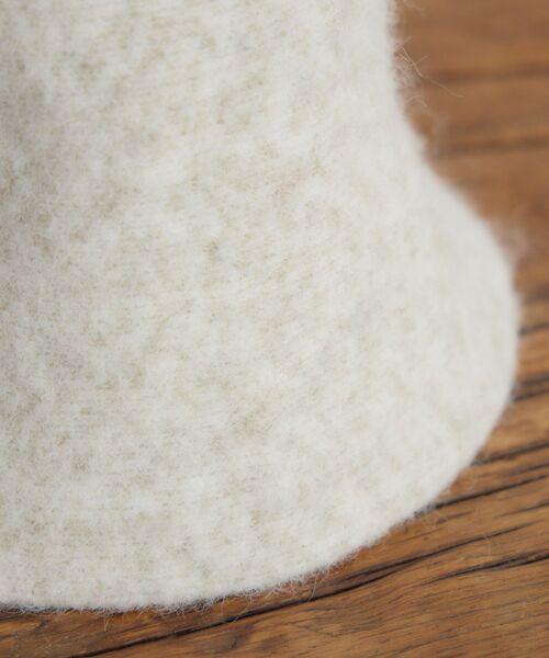 casita(RETRO GIRL)(カシータ)の「Fファーベルハット(ハット・レディース・オフホワイト/チャコールグレー/ブラウン・ONE SIZE)」の8枚目の写真