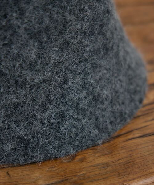 casita(RETRO GIRL)(カシータ)の「Fファーベルハット(ハット・レディース・オフホワイト/チャコールグレー/ブラウン・ONE SIZE)」の15枚目の写真