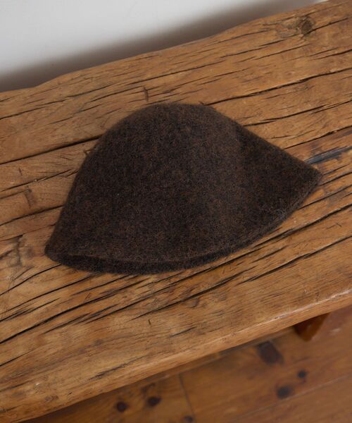 casita(RETRO GIRL)(カシータ)の「Fファーベルハット(ハット・レディース・オフホワイト/チャコールグレー/ブラウン・ONE SIZE)」の18枚目の写真
