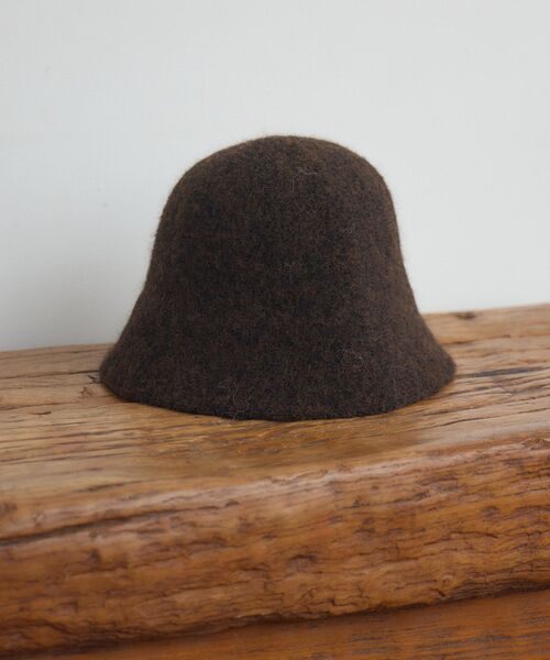 casita(RETRO GIRL)(カシータ)の「Fファーベルハット(ハット・レディース・オフホワイト/チャコールグレー/ブラウン・ONE SIZE)」の19枚目の写真