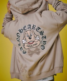 セール】【IFEELLUCKY】Lucky fur hood zip up / 【アイフィール