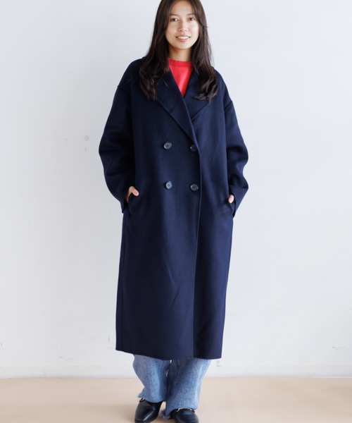 セール】LE GLAZIK ウール ダブルフェイスコート（その他アウター