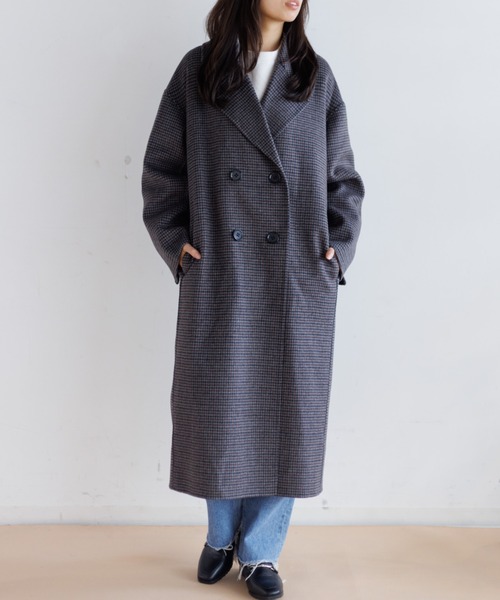 今期　ほぼ新品　ルグラジック　ウールダブルフェイスコート LE GLAZIK ウール ダブルフェイスコート（その他アウター）｜LE GLAZIK