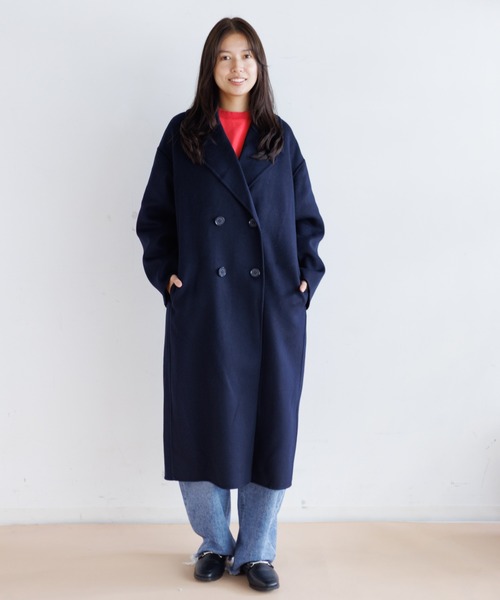 LE GLAZIK ウール ダブルフェイスコート（その他アウター）｜LE GLAZIK