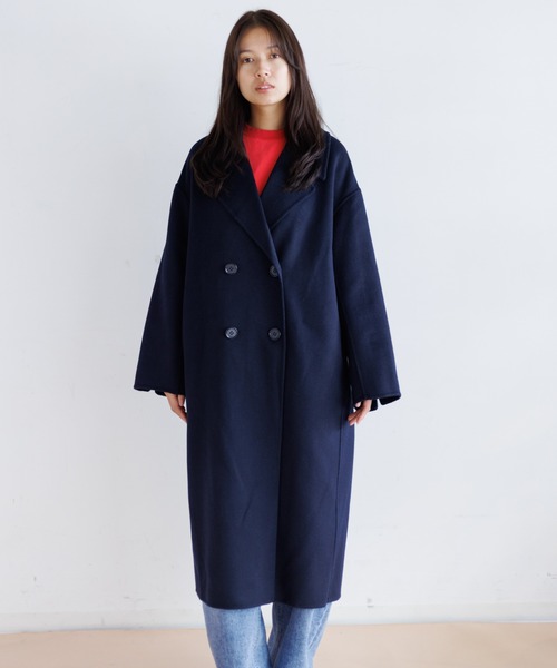 セール】LE GLAZIK ウール ダブルフェイスコート（その他アウター