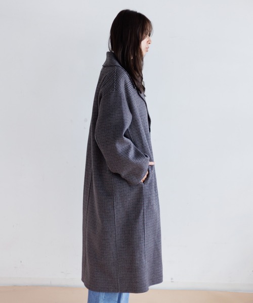LE GLAZIK（ルグラジック）の「LE GLAZIK ウール ダブルフェイスコート（その他アウター・レディース・グレー/ブラック/ネイビー・36）」の7枚目の写真